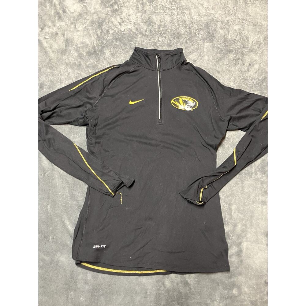 Nike Missouri Tigers Logo Dri-Fit Long Slv Woman L Athleisure Layering Running